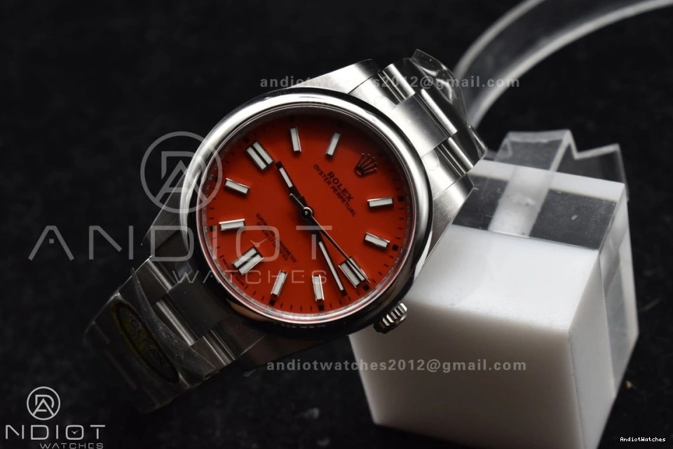 938 Dial Best VR 41mm Red Perpetual Unisex 124300 Oyster Clean 904L Edition Steel 1:1 1122